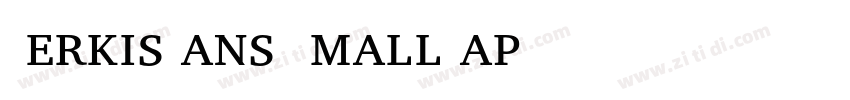 KerkisSans SmallCap字体转换